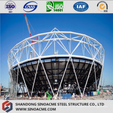 Steel Space Frame Stadium forma de arco